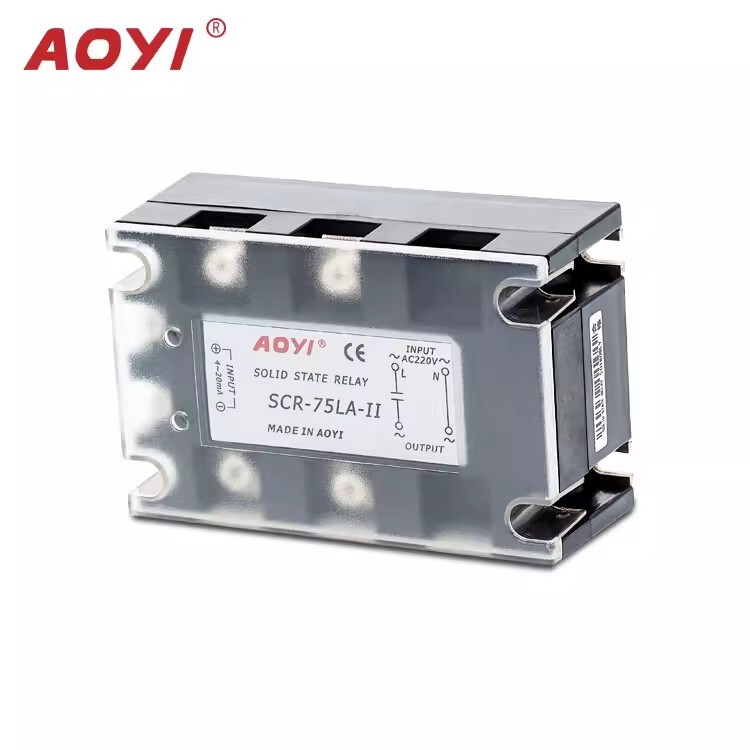 SCR-75LA-II Enhanced Single-phase Solid-state Relay 4-20MA Voltage Regulator