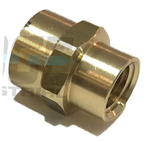 Brass REDUCING Coupling 3/8" X 1/4" Female NPT FNPT QTY 01