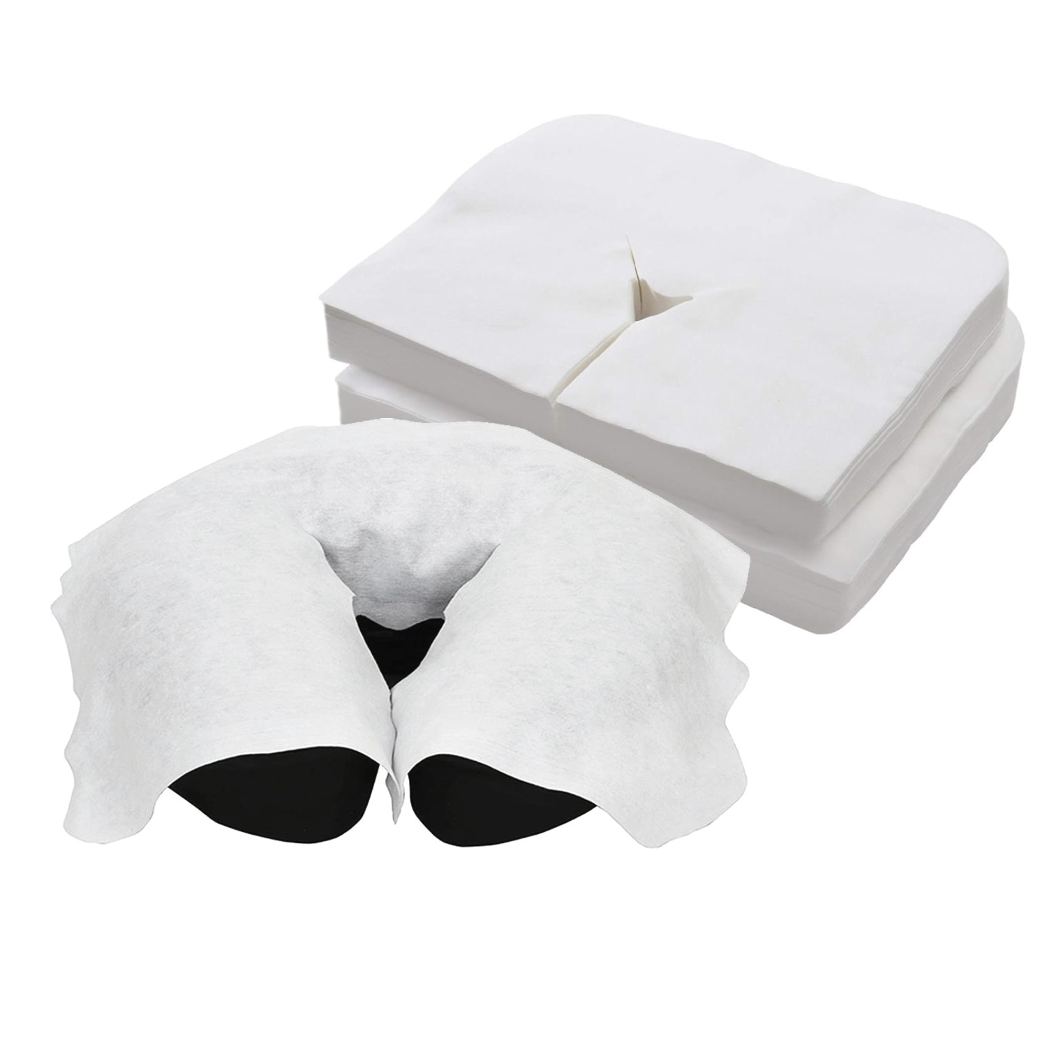 BodyMed Disposable Face Cradle Covers - 12 Pack of 100 Sheets - Medical-Grade