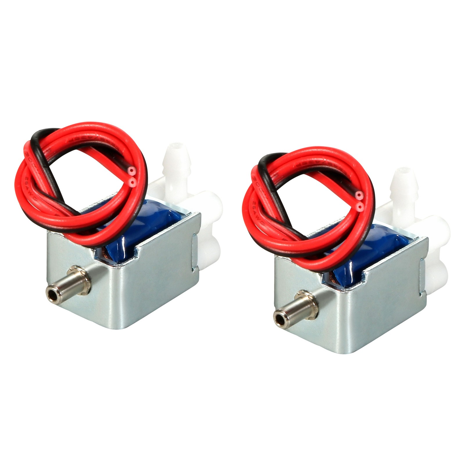 2 x Miniature Solenoid Valve 2 Position 3 Ways DC 12V 0.2A Air Solenoid Valve