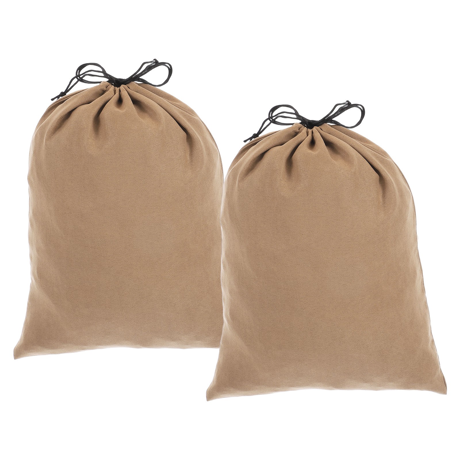 2 Pack 12.6"x15.8" Dust Bags Khaki Cotton Dust Cover Storage Bags