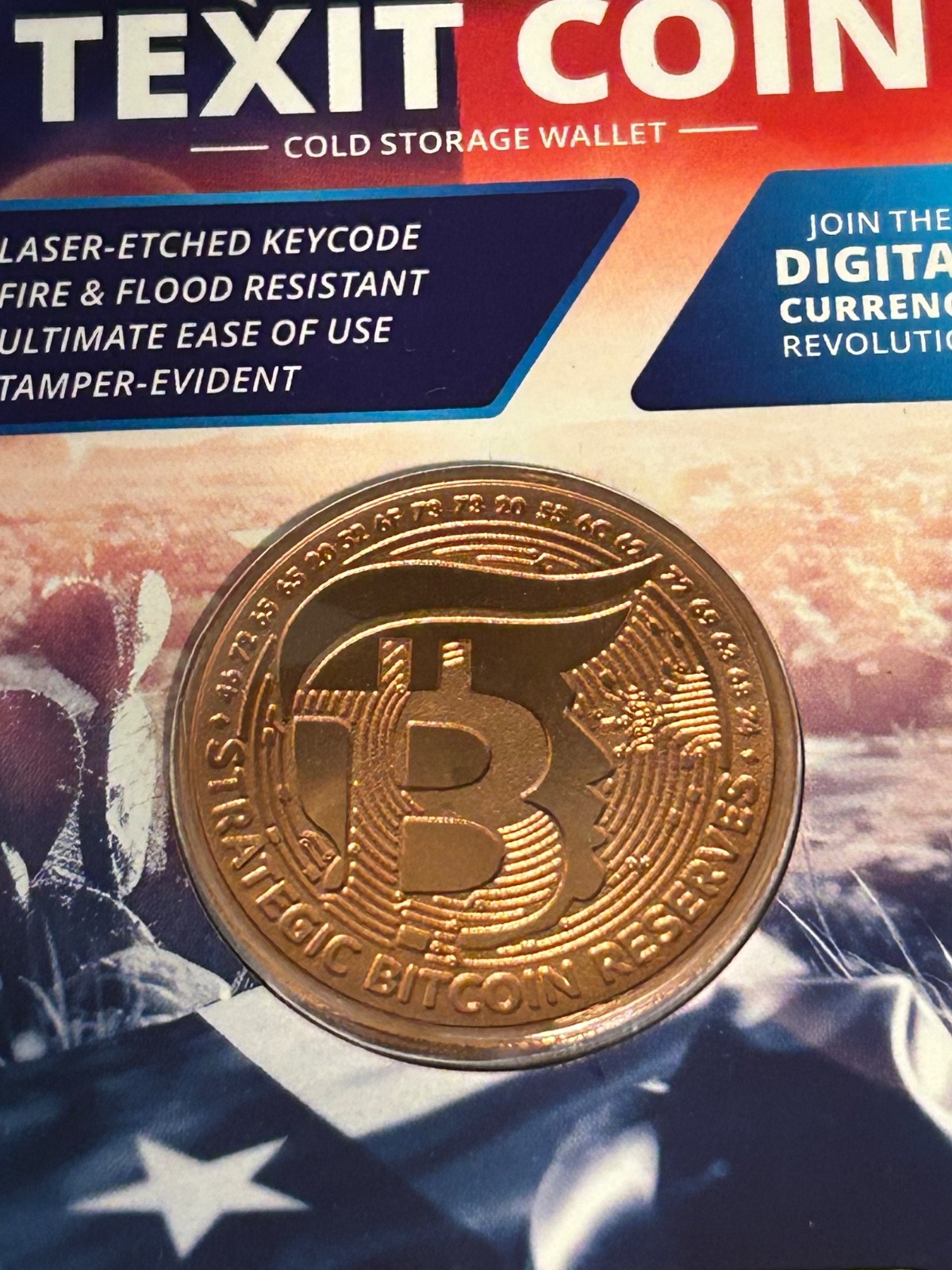 Texit Coin Cold Storage Crypto Wallet