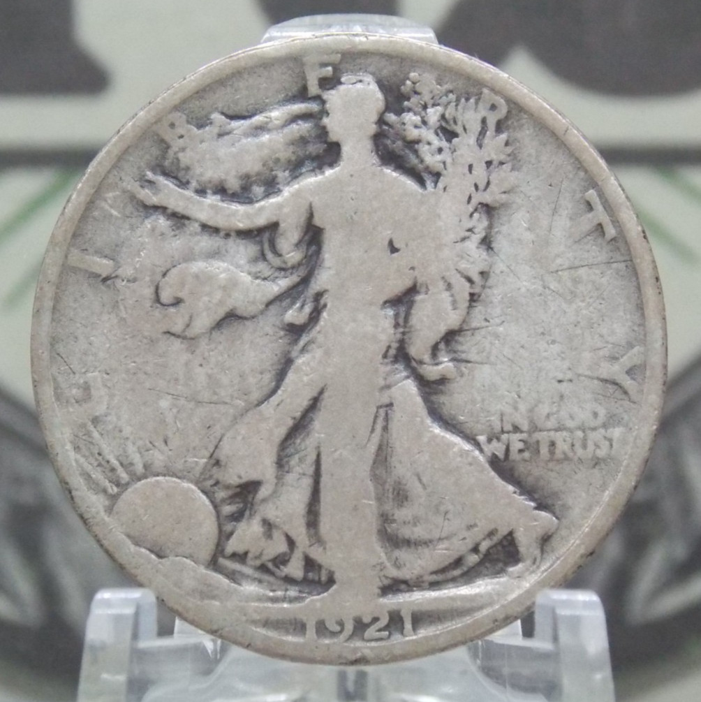 1921 "D" Walking Liberty SILVER Half Dollar *DENVER* Mint 50c #EC3 ECC&C, Inc.