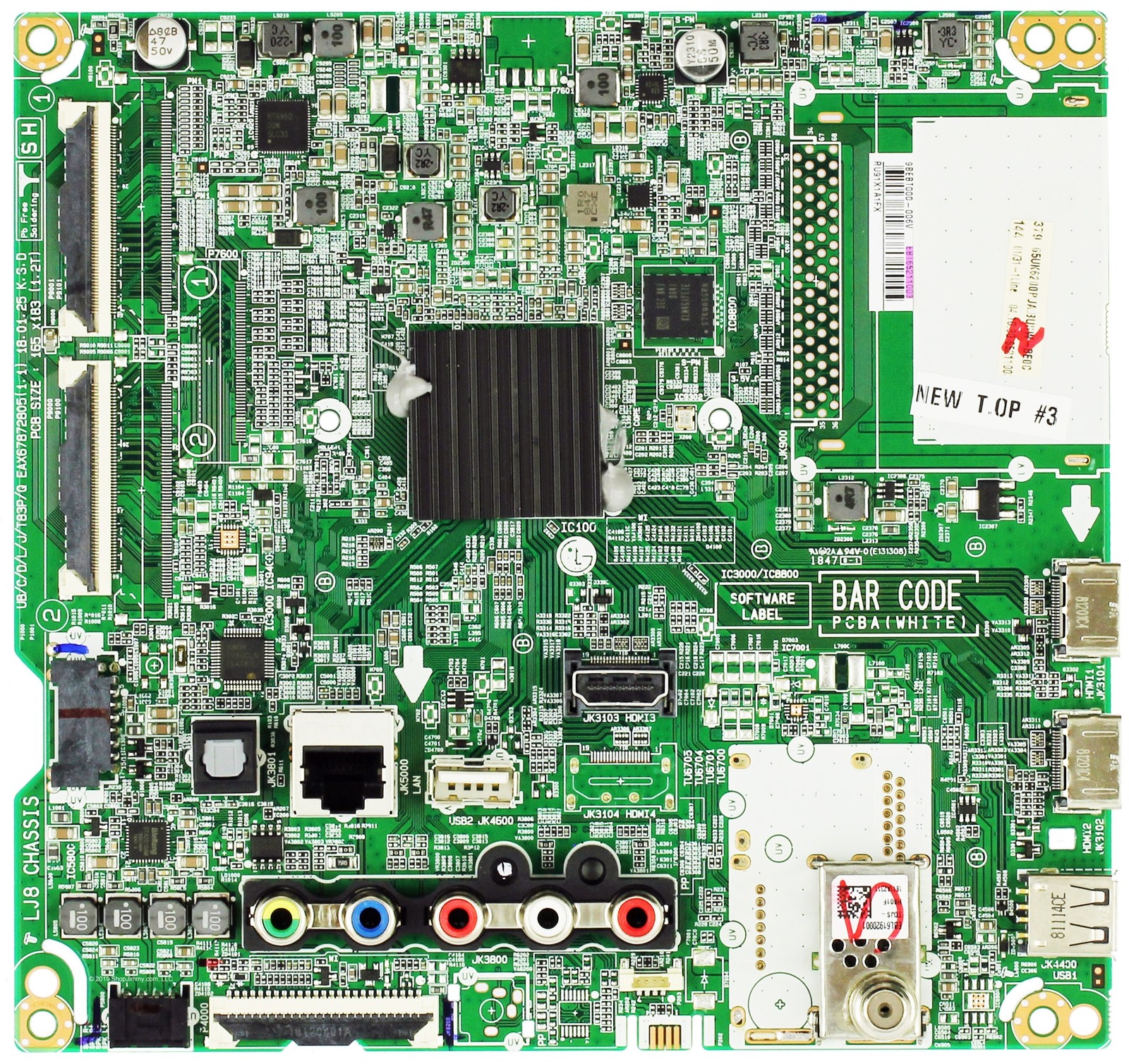 LG EBT65211003 Main Board for 65UK6200PUA.BUSWLOR