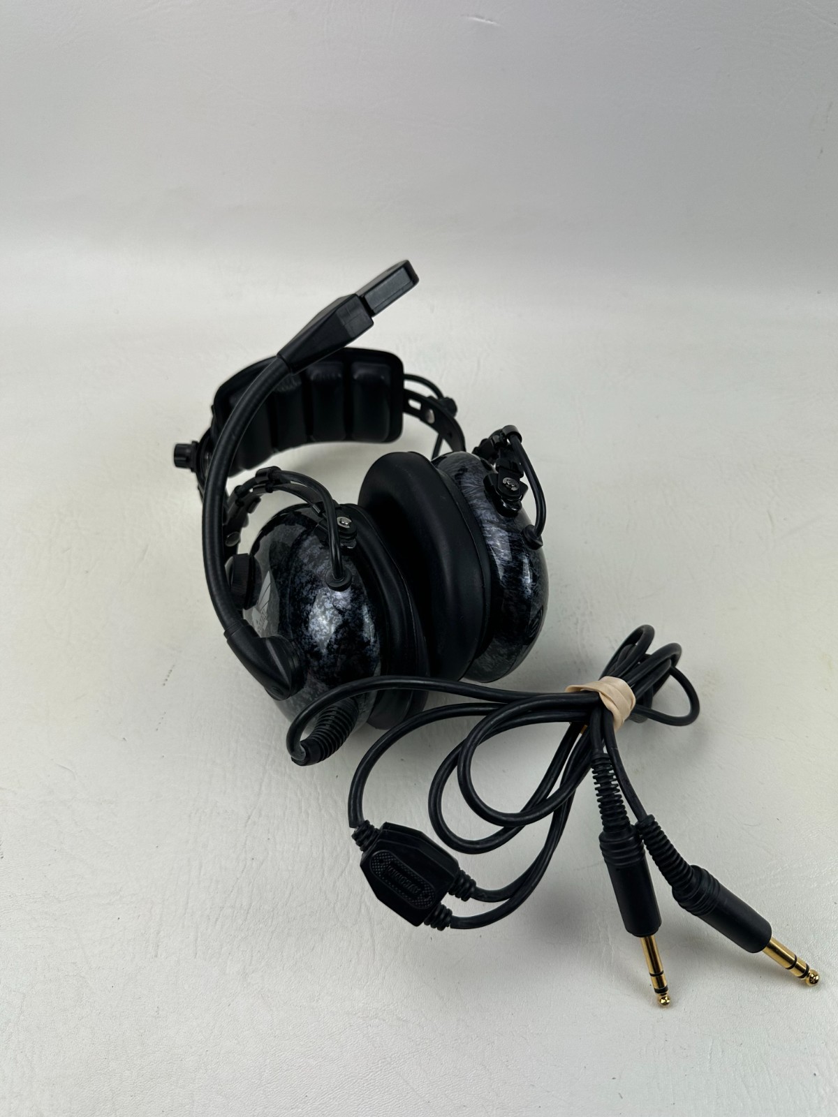 AVCOMM Aviation Communications AC-500 Aviation Headset Dual Plug