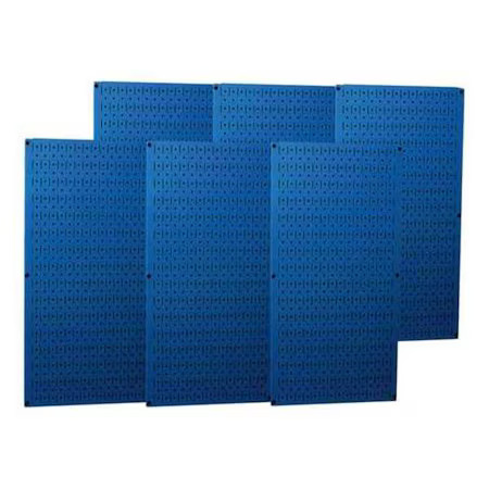 Wall Control 35-P-3296Bu Pegboard Panel, Round 1/4 In Holes, 1 In Hole Spacing,