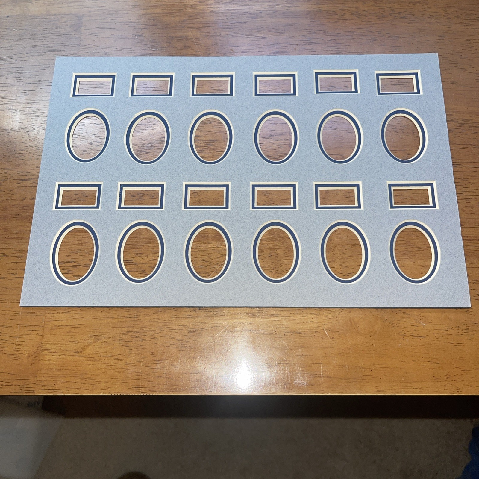 8"X12" Double Mats With Cut-Outs For US Coins And/Or Collectibles