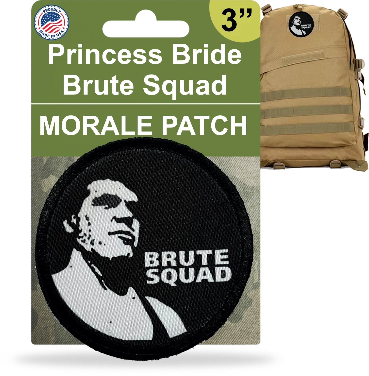 Pickleball Court Morale Patch | 2x3 hook and loop tactical patch