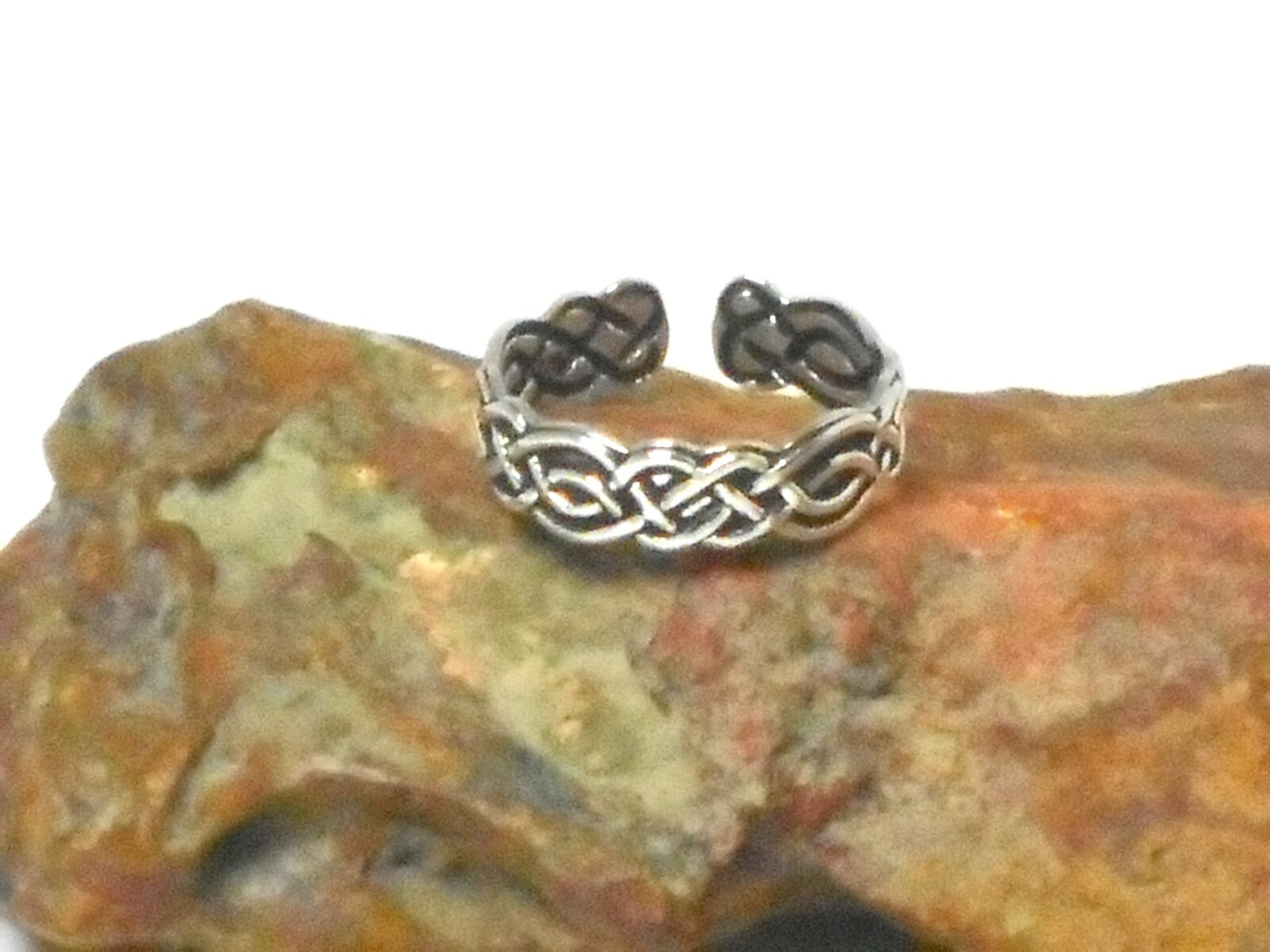 Adjustable TOE RING Sterling Silver 925 - Gift Boxed