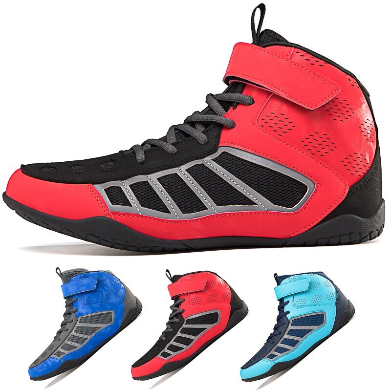 Professional Wrestling Shoes Soft and Breathable Fighting Shoes Boxing Shoes