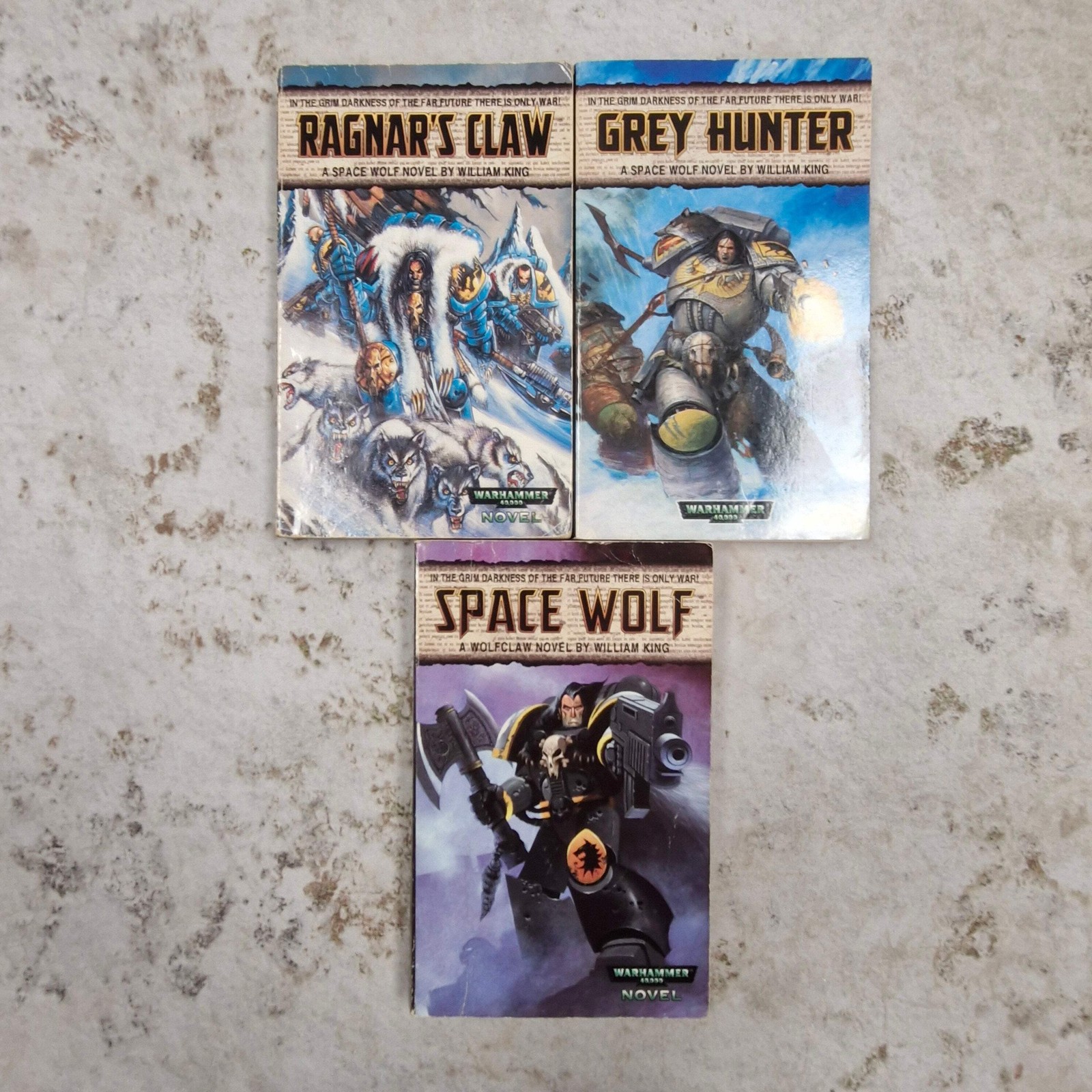 Warhammer 40,000 Space Wolf Trilogy - Space Wolf, Ragnar's Claw & Grey Hunter BG