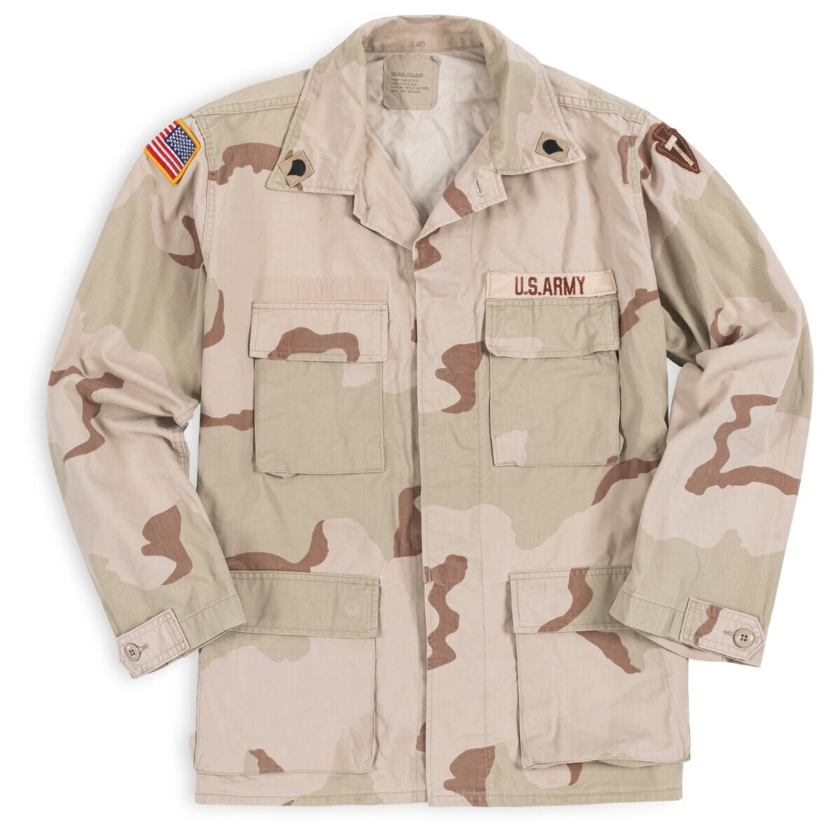 U.S. Issue 3 Color Desert BDU Shirt, Used