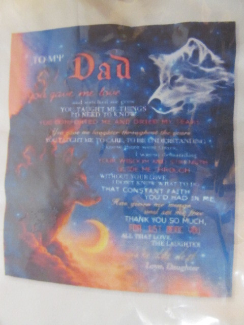 Joyloce To My Dad, Love Daughter Flannel Fleece Throw, 50" x 60" Father's Day