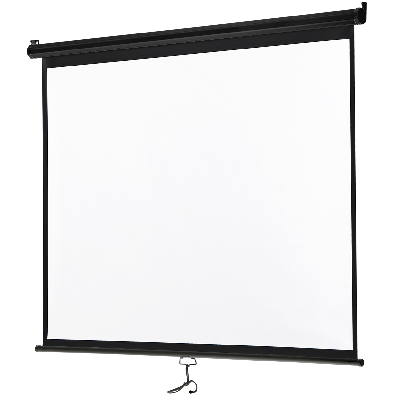 72" 4:3 HD Matte Projector Screen Anti-Crease Foldable Projection Screen Black