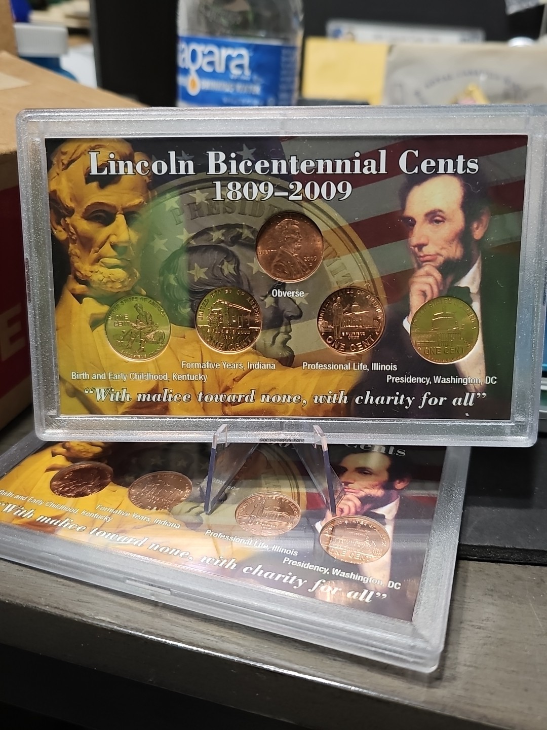 2009-D Uncirculated  Abraham Lincoln Bicentennial Pennies Set in Whitman Case