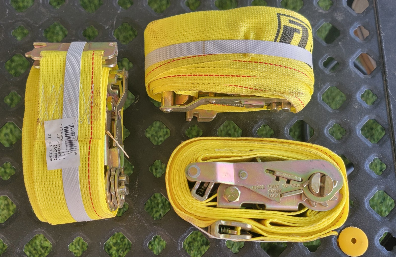 Ankara Trailer & Cargo A & E-Track Tiedown Ratchet & 2x4 Beam Pockets Bundle