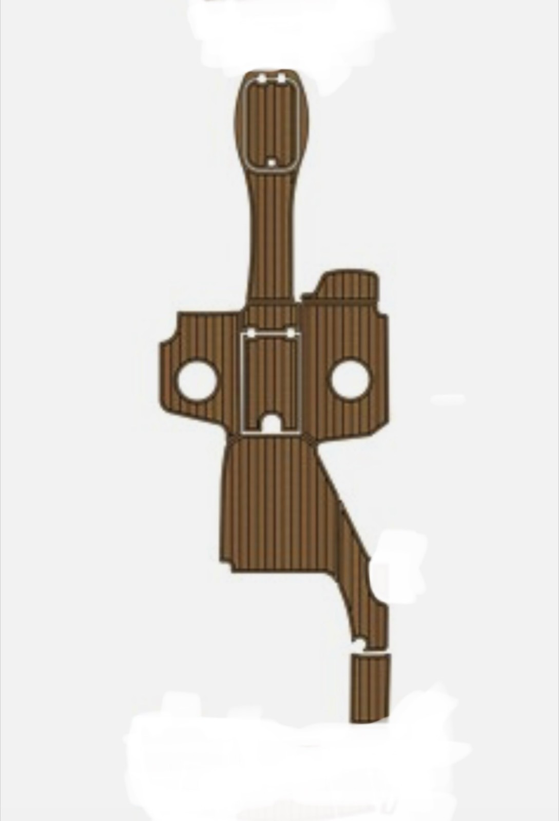 Chaparral Sunesta 264  Cockpit Boat EVA Foam Teak Deck Flooring Pad Mat