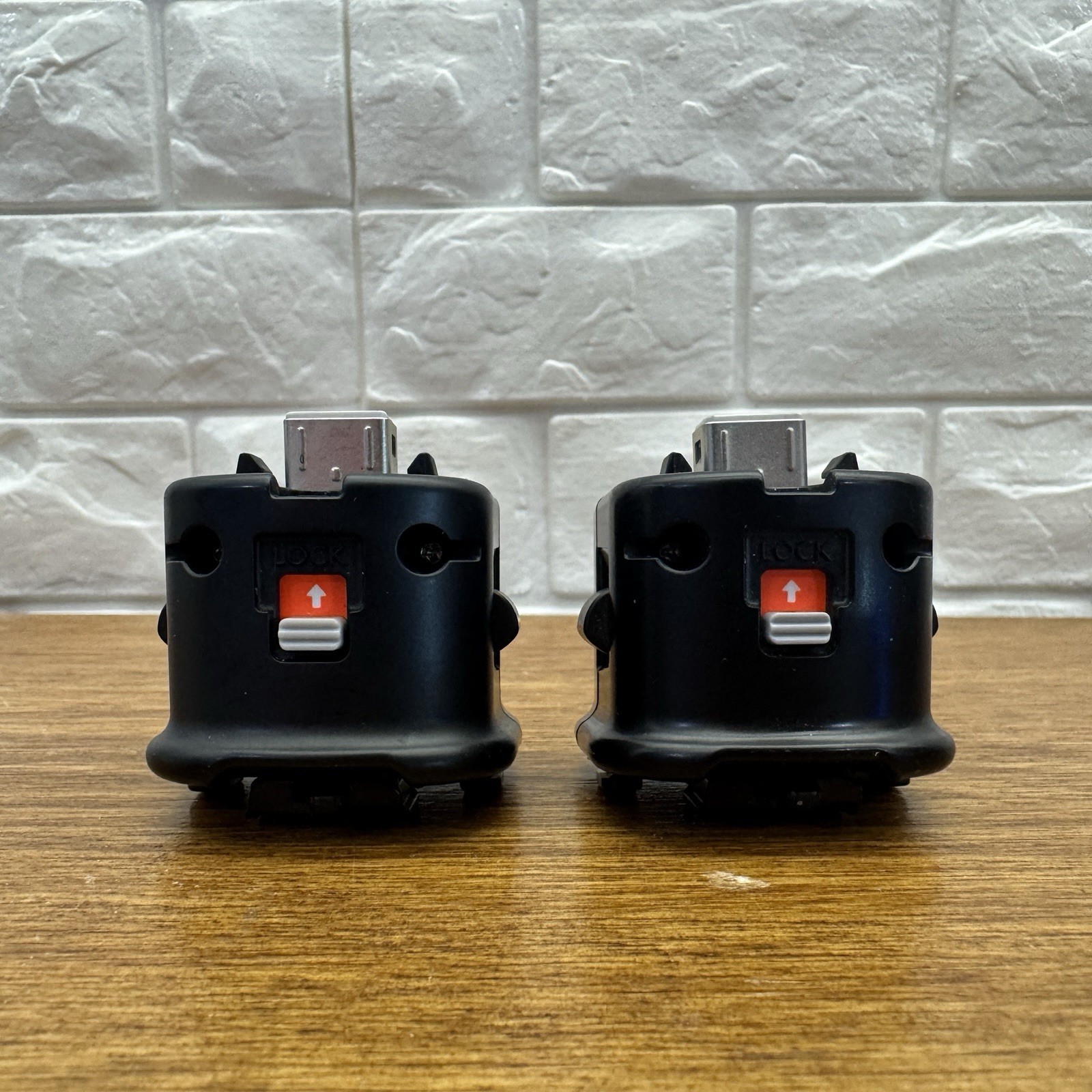 Nintendo Wii MotionPlus Adapter RVL-026 OEM Official Black Lot of 2 Tested Works