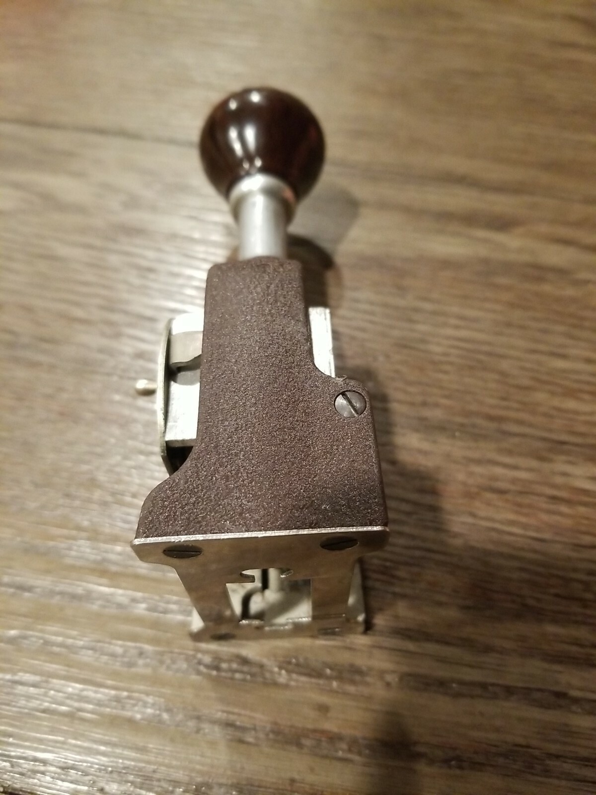 Bates Vintage Numbering Machine Stamper 6 Wheel Style E