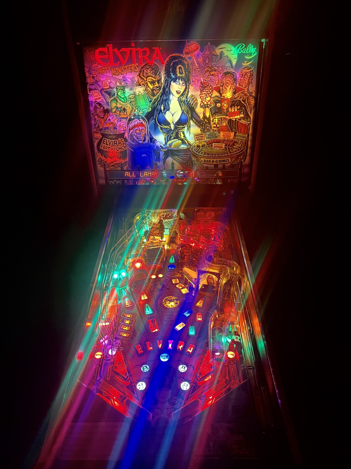 ELVIRA and the PARTY MONSTERS - NON GHOSTING Kit SUPER BRIGHT PINBALL LED KIT