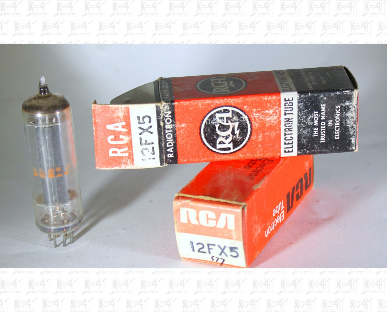 RCA 12FX5 Vacuum Tubes Made In USA NOS Lot Of 2 +Box