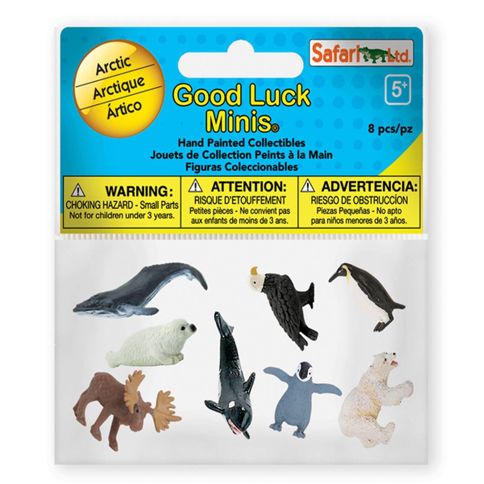 Arctic Pack Mini Good Luck Figures Safari Ltd NEW Toys Educational Animals