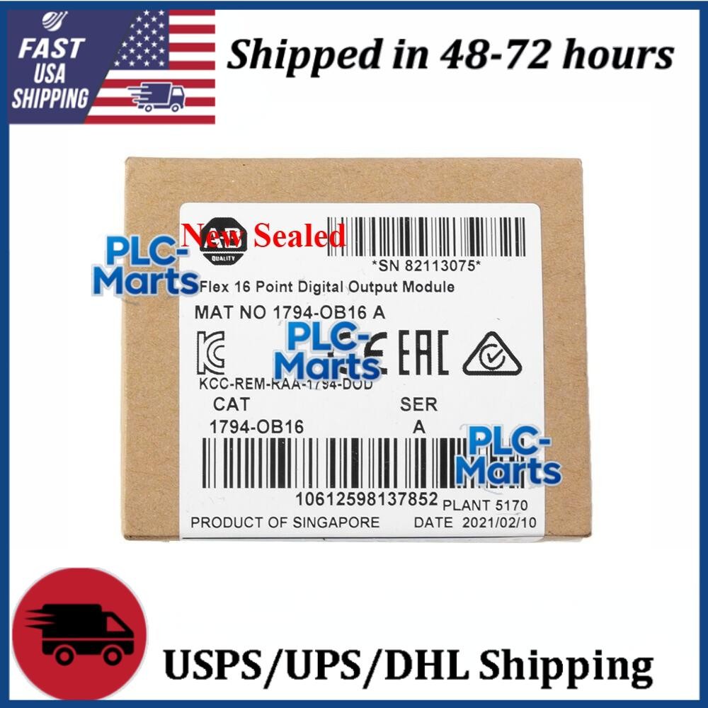 Sealed 1794-OB16 FLEX 16-Point Digital Output Module 1794OB16 NEW