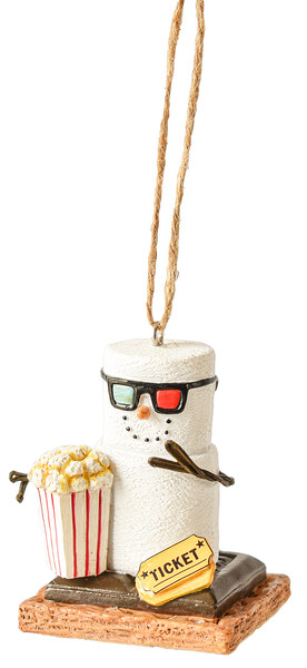 Ganz Original S'more Movie Buff  Ornament