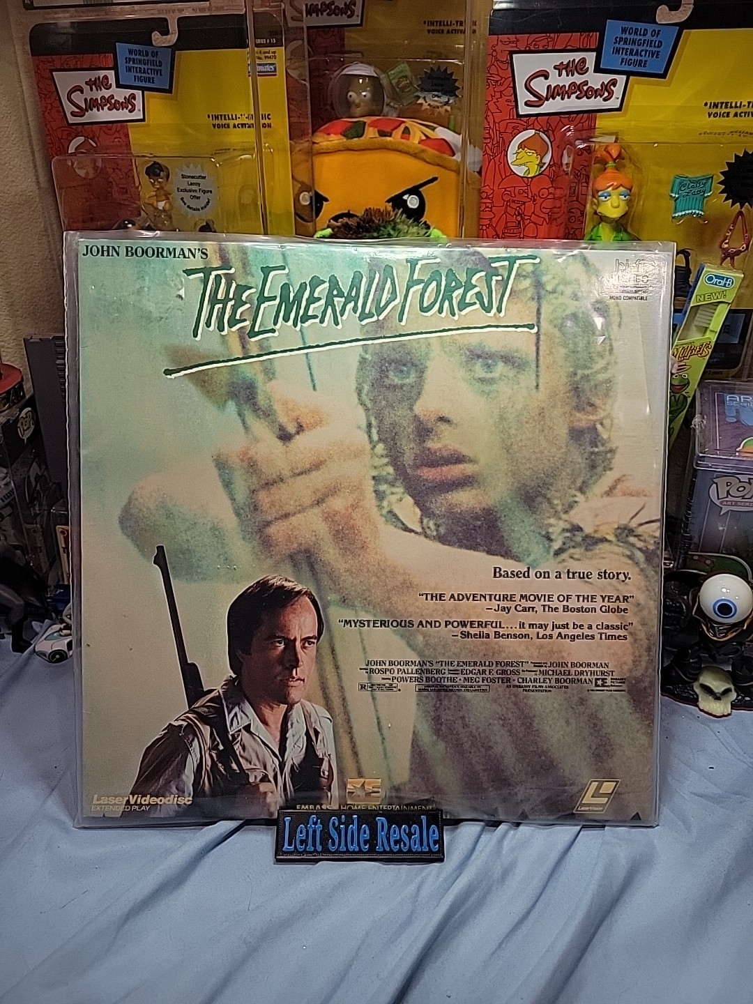 THE EMERALD FOREST ( Laserdisc LD ) - RARE JOHN BOORMAN DIRECTS -