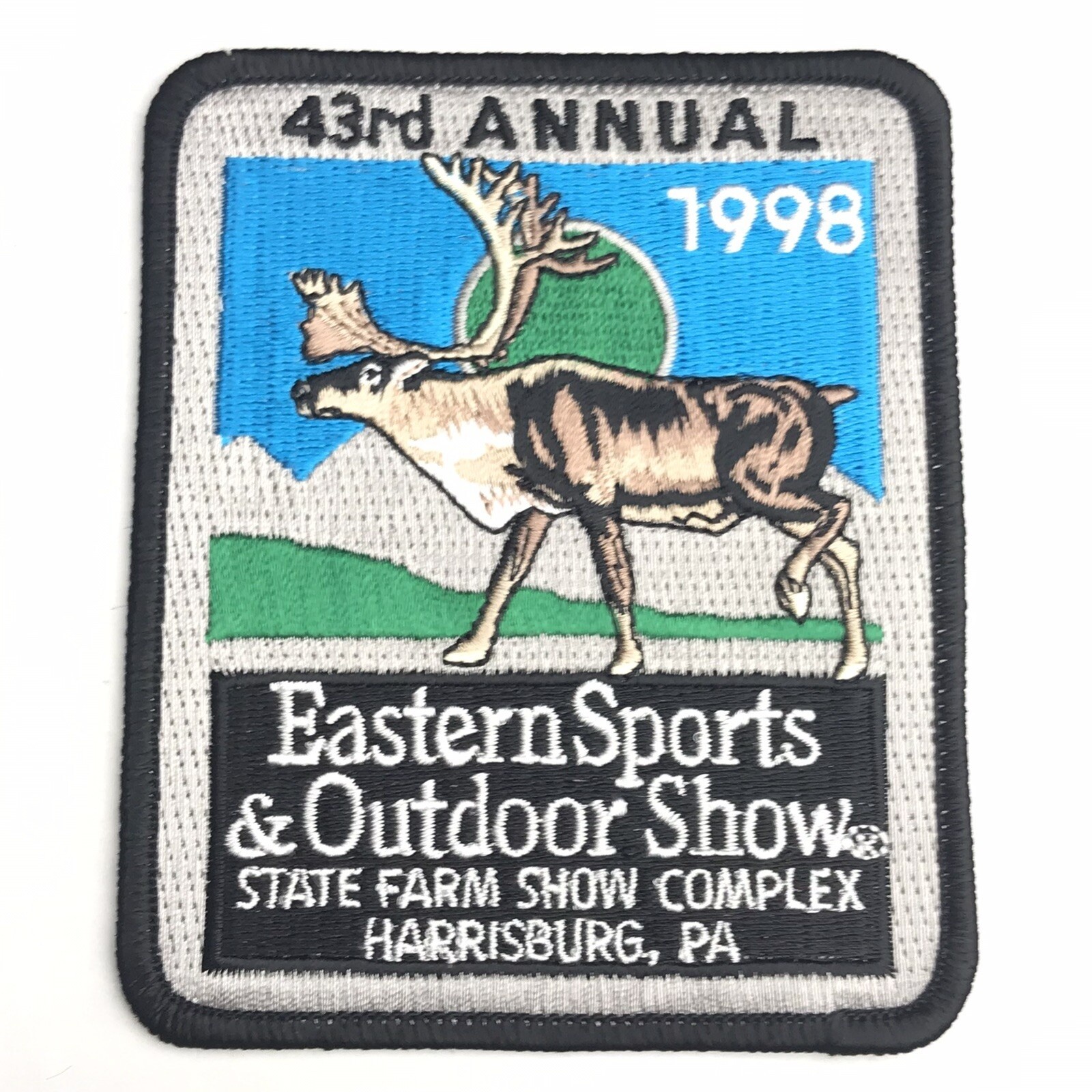 NEW Eastern Sports Outdoor Show 1998 Limited Edition Hunting Elk Patch VTG COA