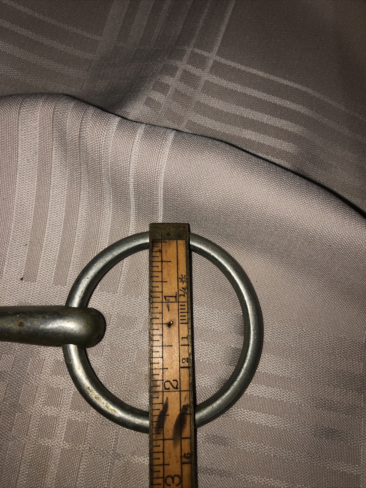 6” Steel Silver Star Snaffle Loose Ring 2.5”
