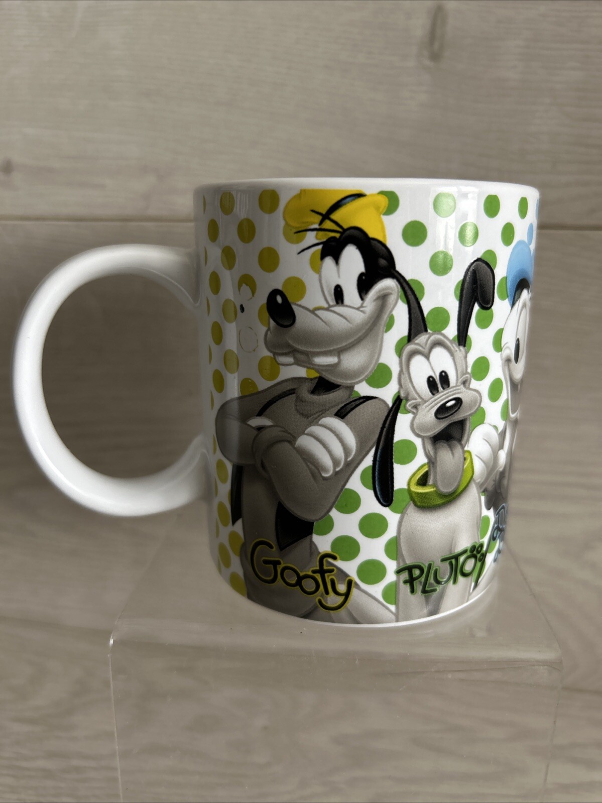 Disney Jerry Leigh Characters Mug - Mickey, Minnie, Donald, Daisy, Goofy, Pluto
