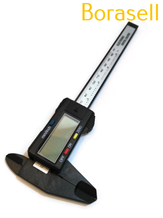 150mm/6" Electronic Digital Gauge Carbon Fiber Vernier Caliper Micrometer *USA*