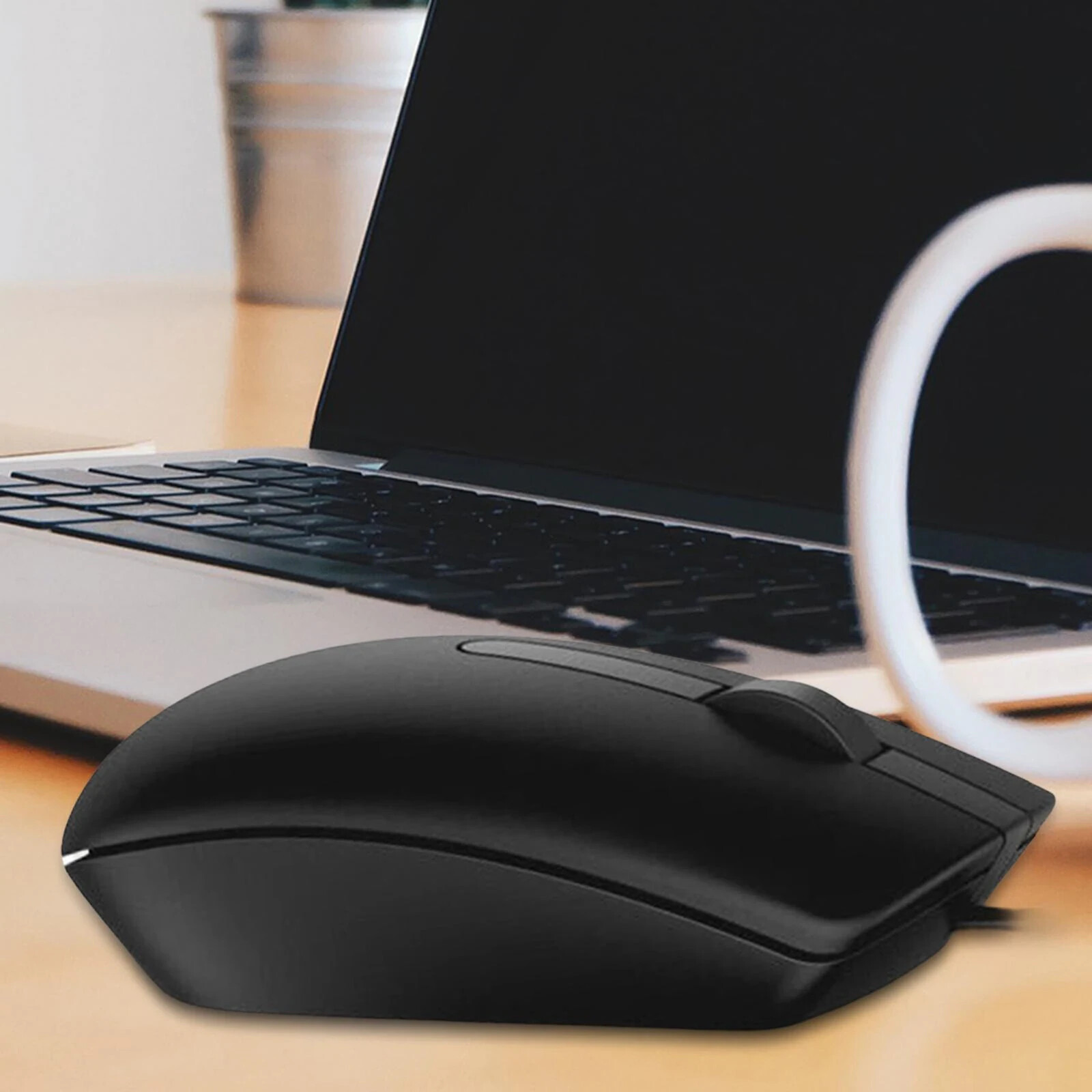 BRAND NEW GENUINE DELL Mouse Wired USB MS116 BLACK