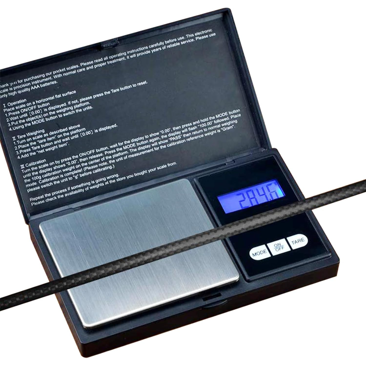 Archery Arrow Scale for Weighing Shaft Arrowheads Broad Heads Accurate Unit Grai