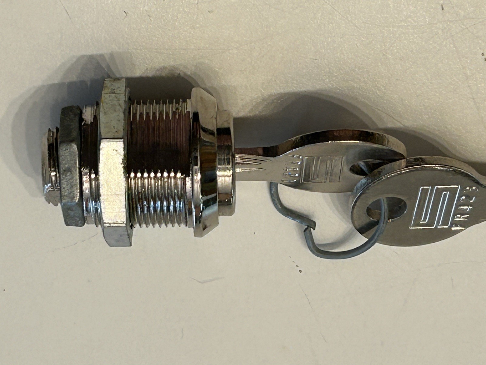 Steelcase Replacement Lock Cylinder Plug Core with 2 keys - NOS