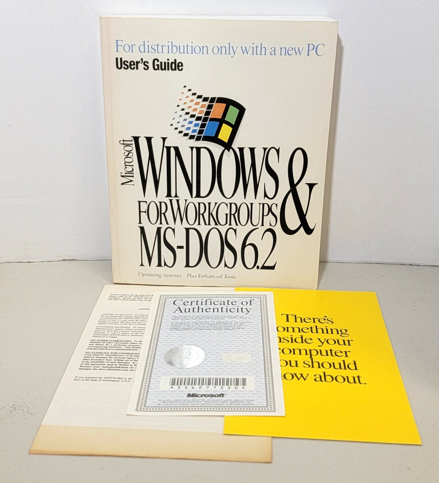 Microsoft Windows For Workgroups 3.11 & MS-DOS 6.21 Users Guide