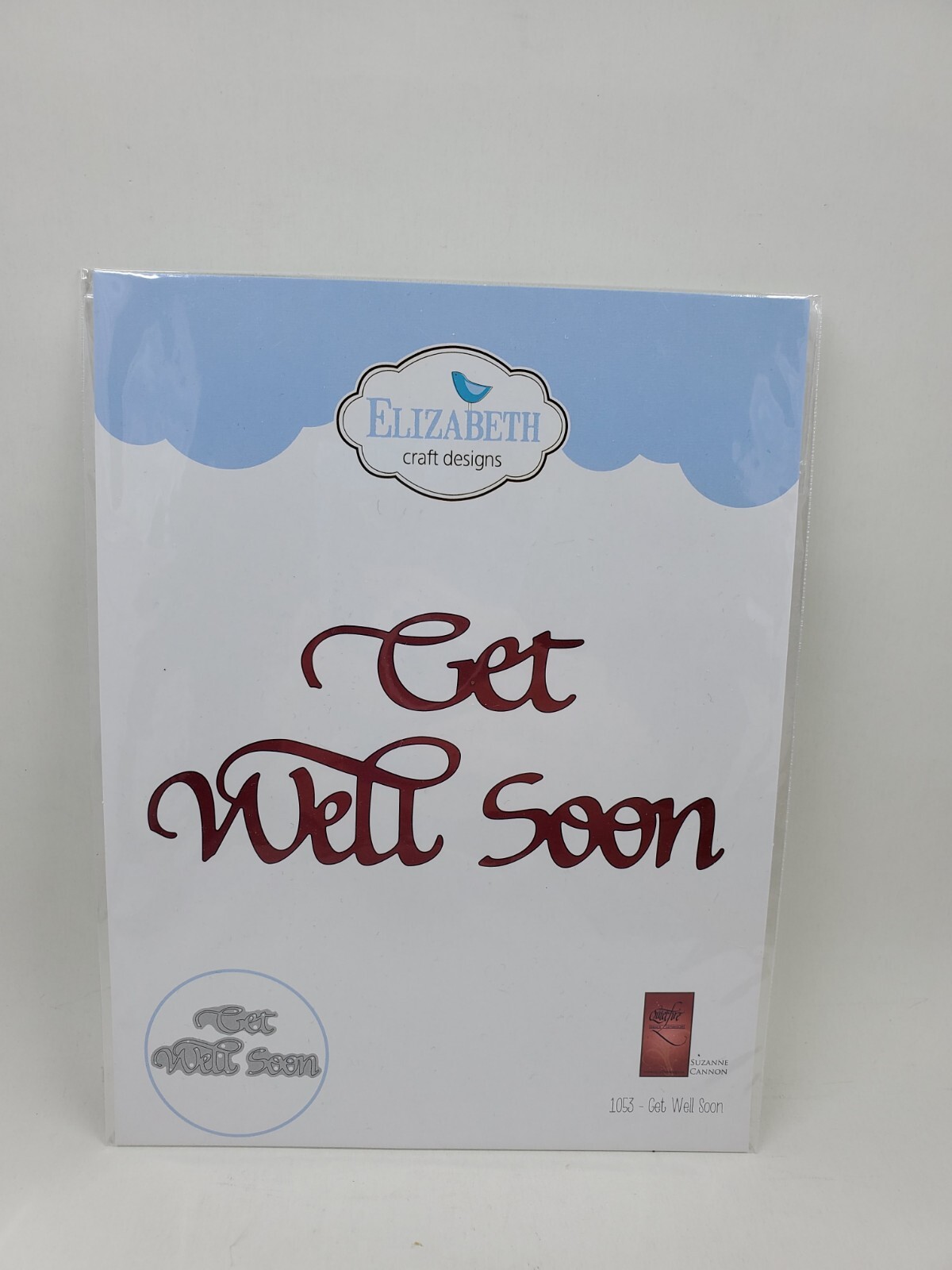 SP1 Elizabeth Craft Designs Get Well Soon 1053 thin die