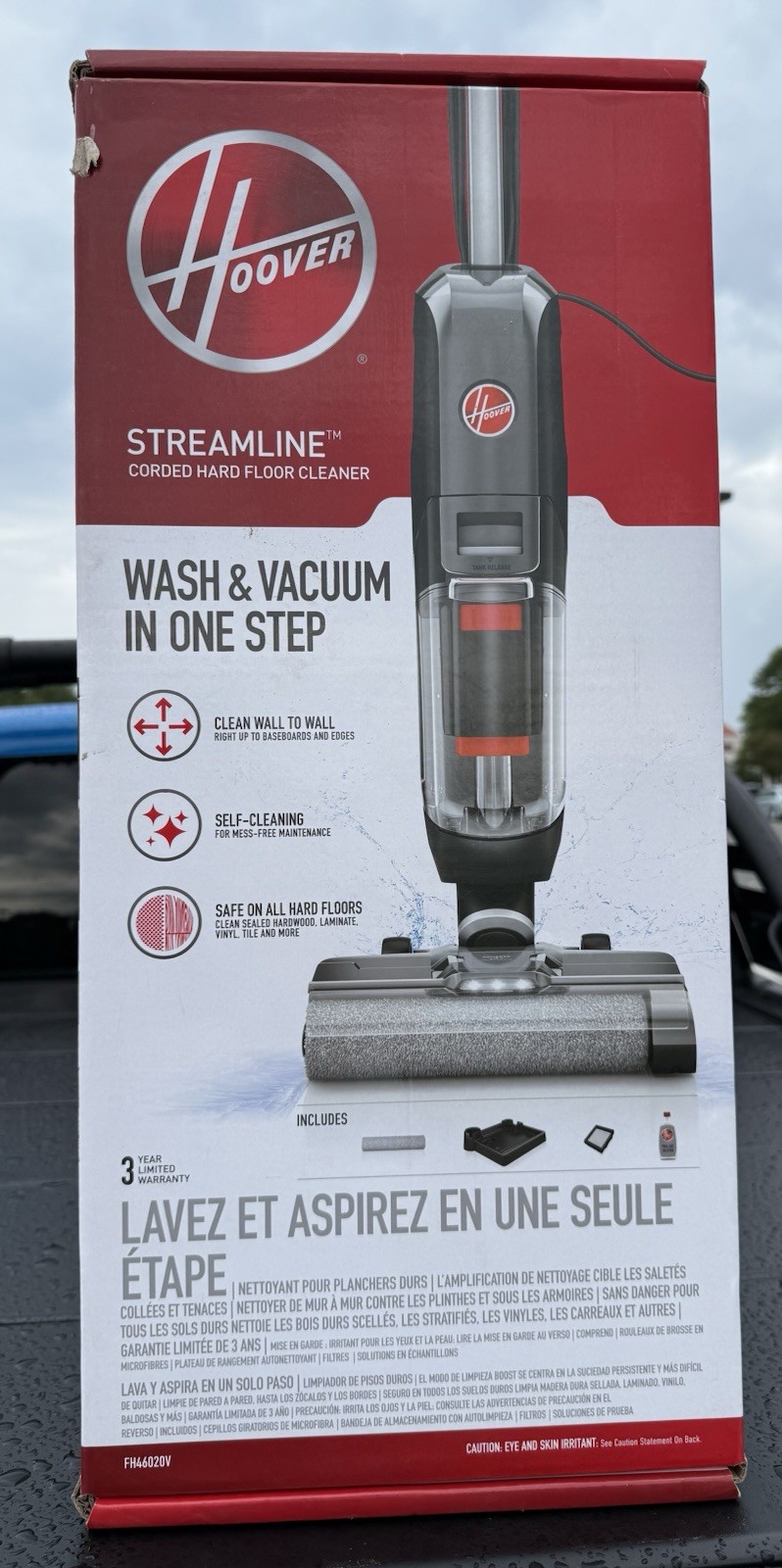 Hoover Streamline Corded Hard Floor Cleaner FH46020V BRAND NEW SEALED Vacuum
