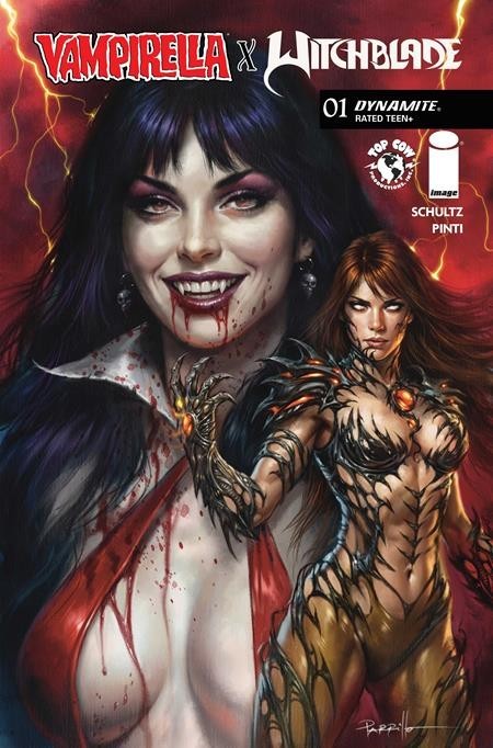 VAMPIRELLA X WITCHBLADE SPECIAL #1 LUCIO PARRILLO VARIANT NM PRE-SALE 9/23/2026
