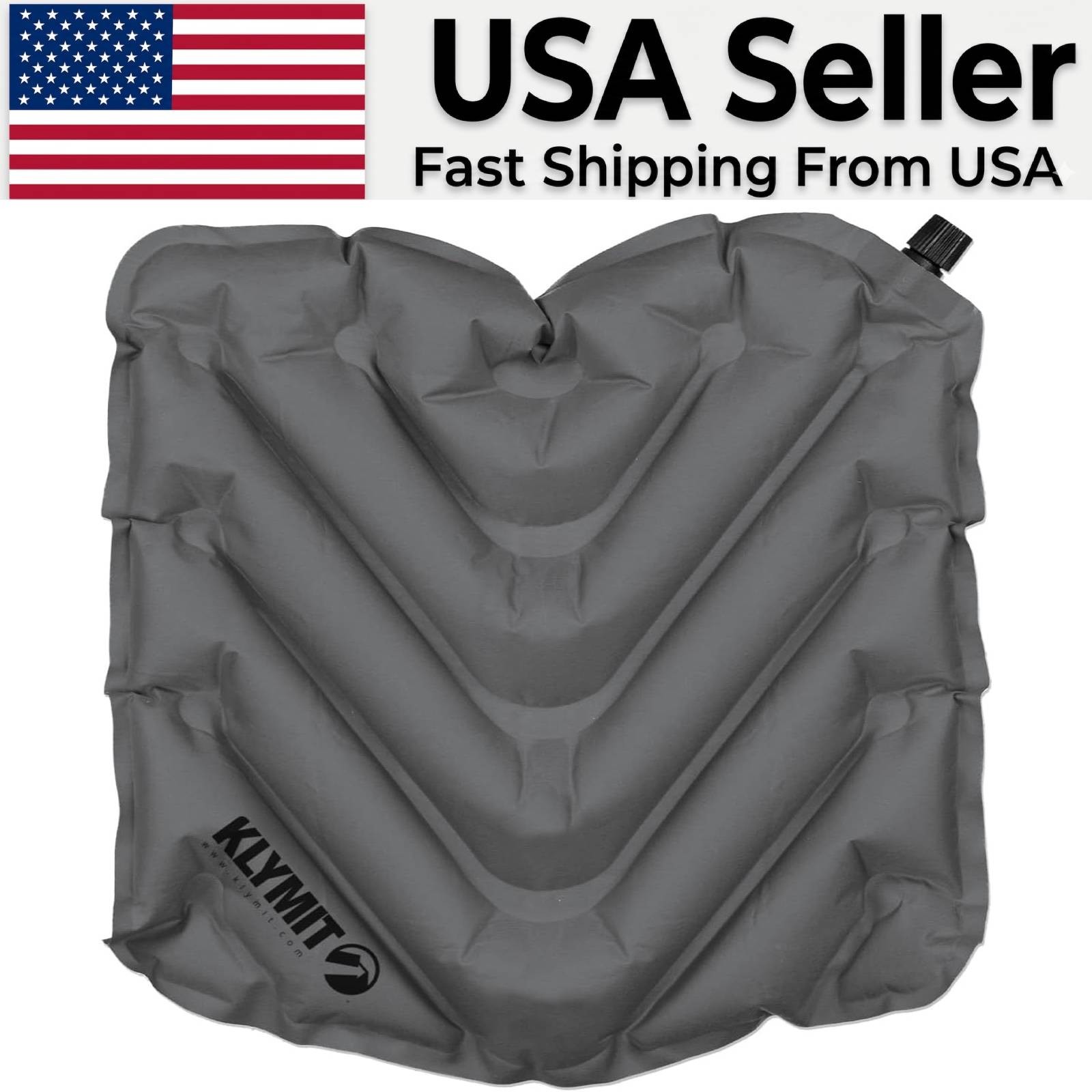 KLYMIT V Seat - Portable, Inflatable Padded Cushion Seat, Perfect for Air Travel