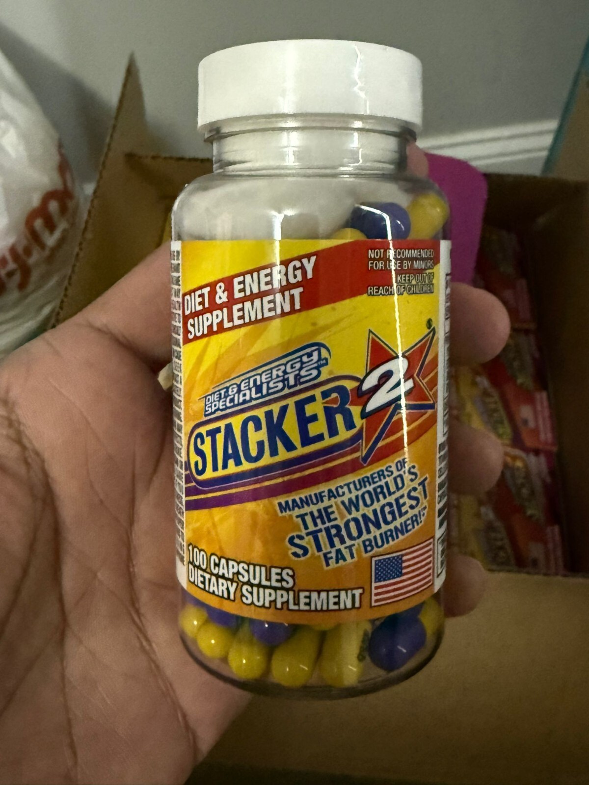 Stacker 100ct *Advanced Weight Loss & Energy* Free Fast Ship *