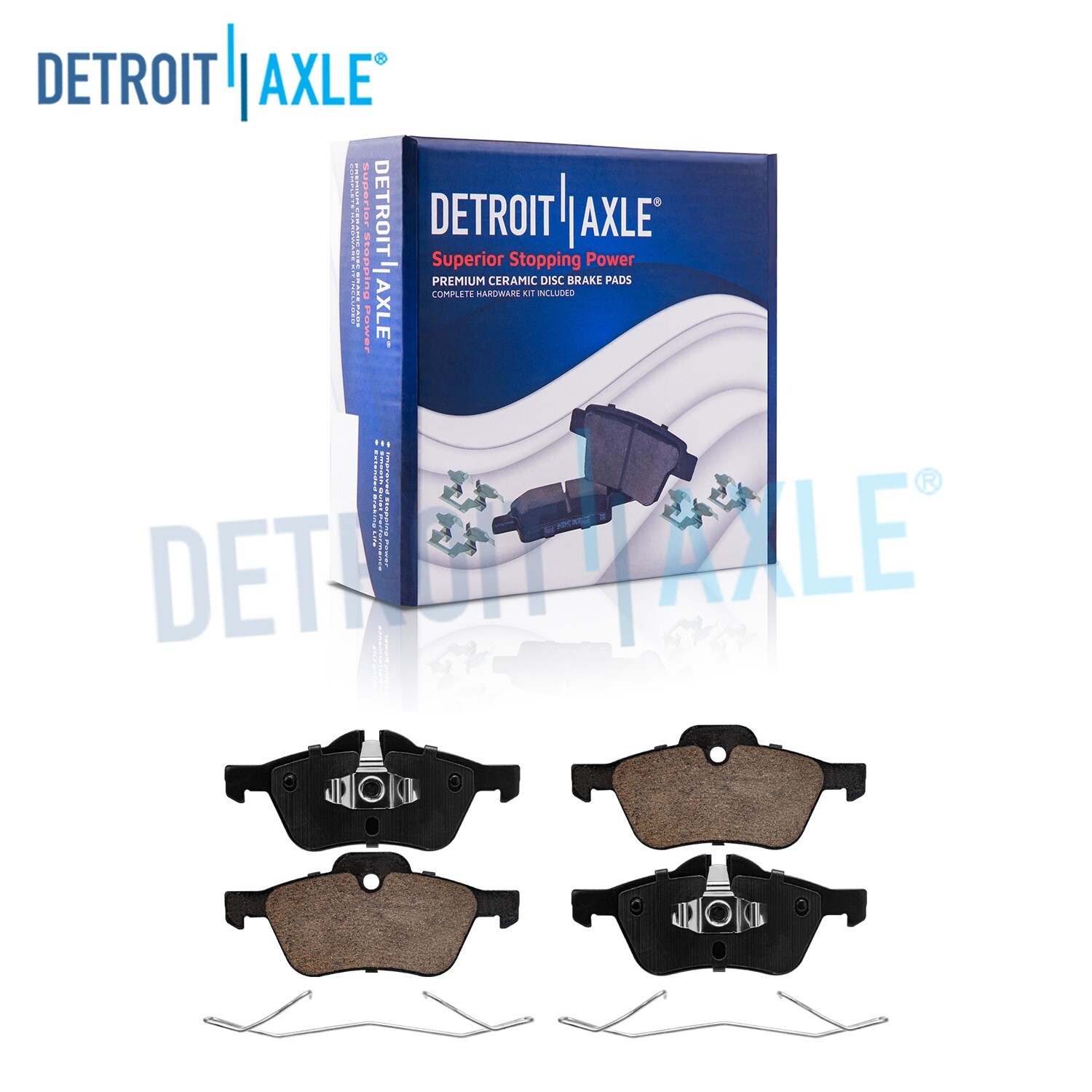 Front Ceramic Brake Pads Set for 2002 2003 2004 2005 2006 2007 2008 Mini Cooper