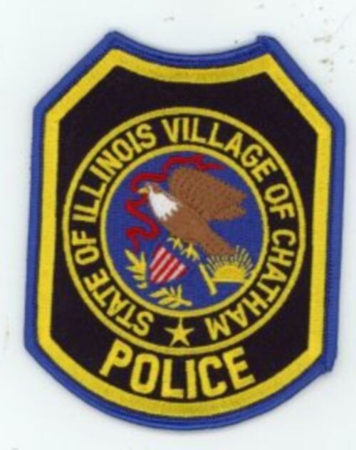ILLINOIS IL CHATHAM POLICE NICE SHOULDER PATCH SHERIFF