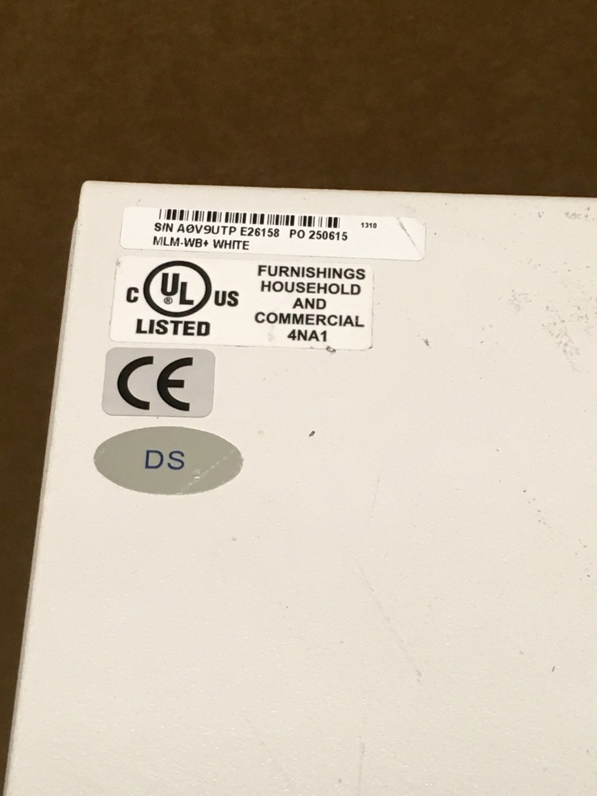 Extron MLM-WB+ White Lockable Metal Wall Box – 4U Rack AV Cabinet Flip-Down