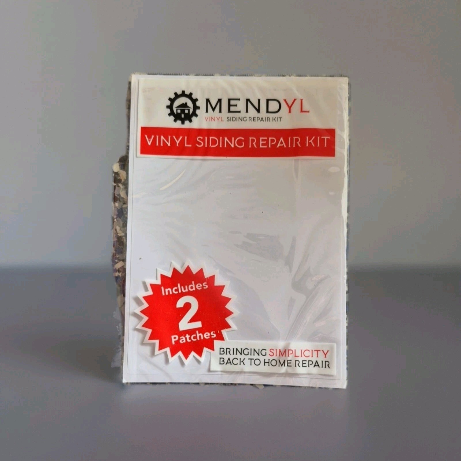 Mendyl Vinyl and Stucco Siding Repair Kit - Cover Any Cracks Holes  2 Packs Of 2