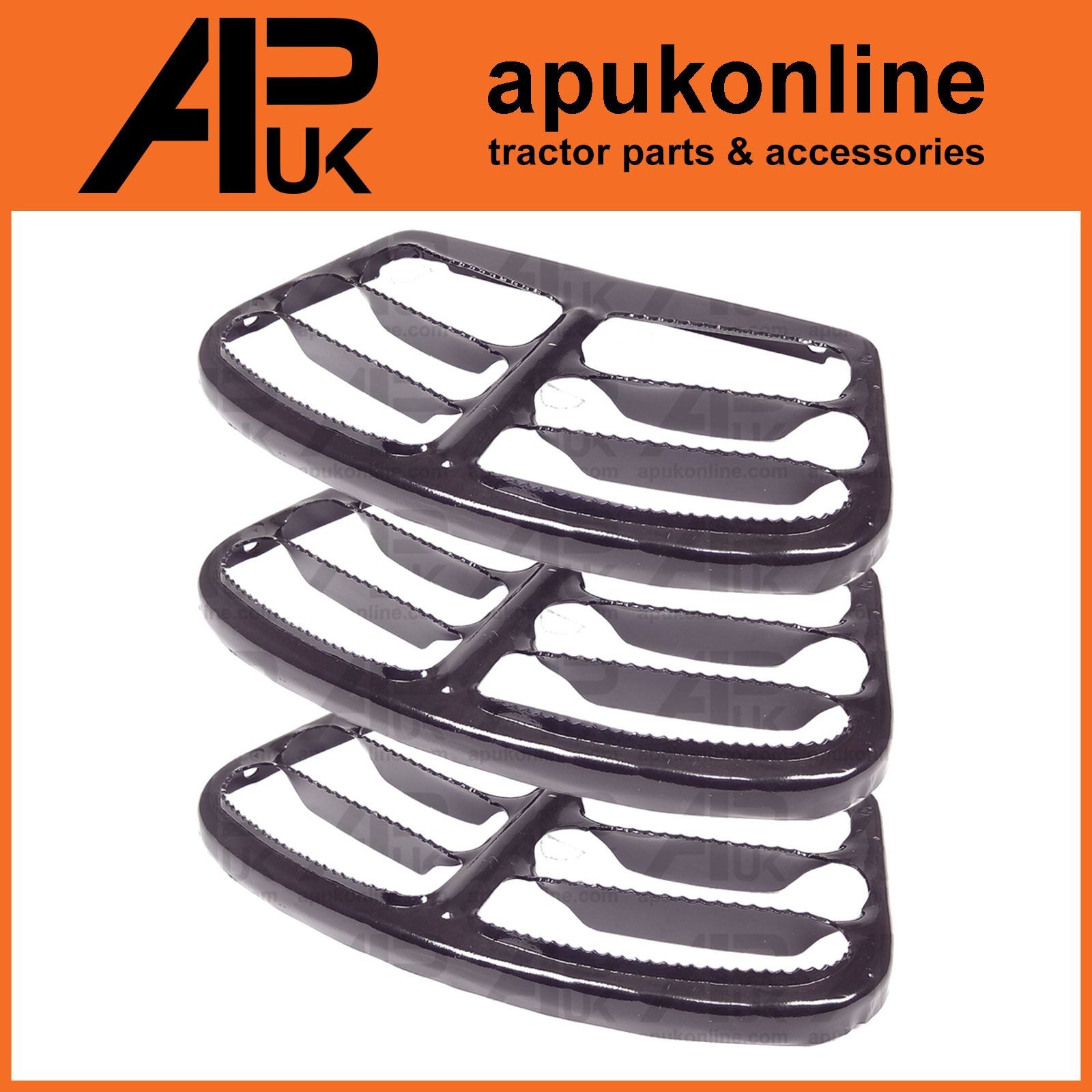3x Cab Foot Step Plate Black for Case International IH MX135 MX150 MX170 Tractor