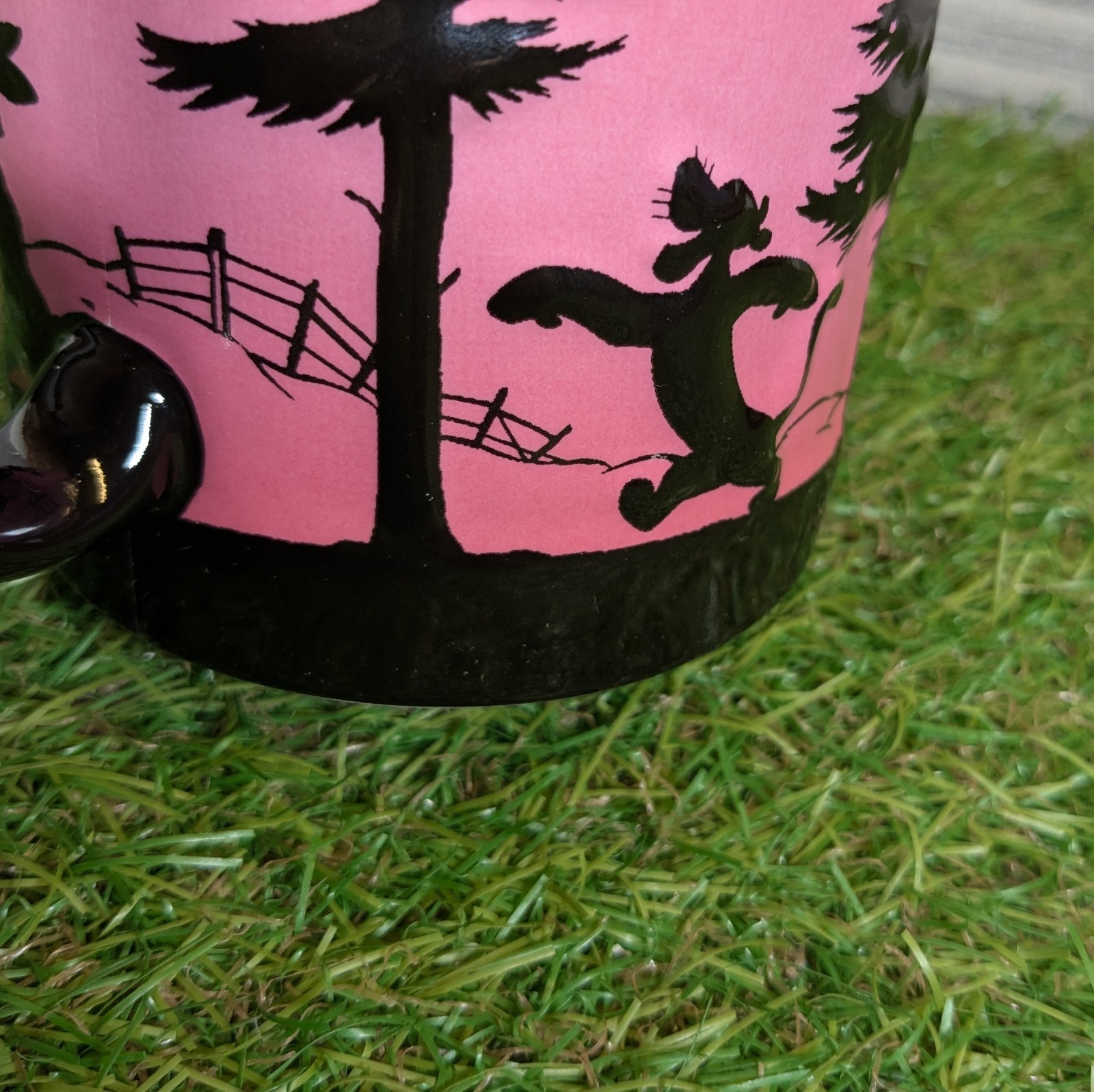 Disney Parks Winnie the Pooh 3D Coffee Mug Silhouette Ombre Sunset Ho Ho Ho Mug