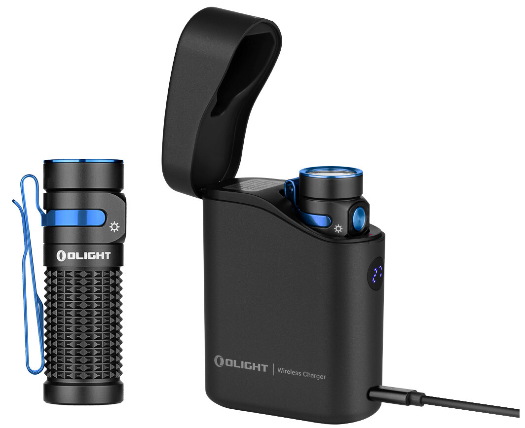 Olight Arkfeld Pro Black CW Flat EDC Flashlight & Baton 4 Premium Black