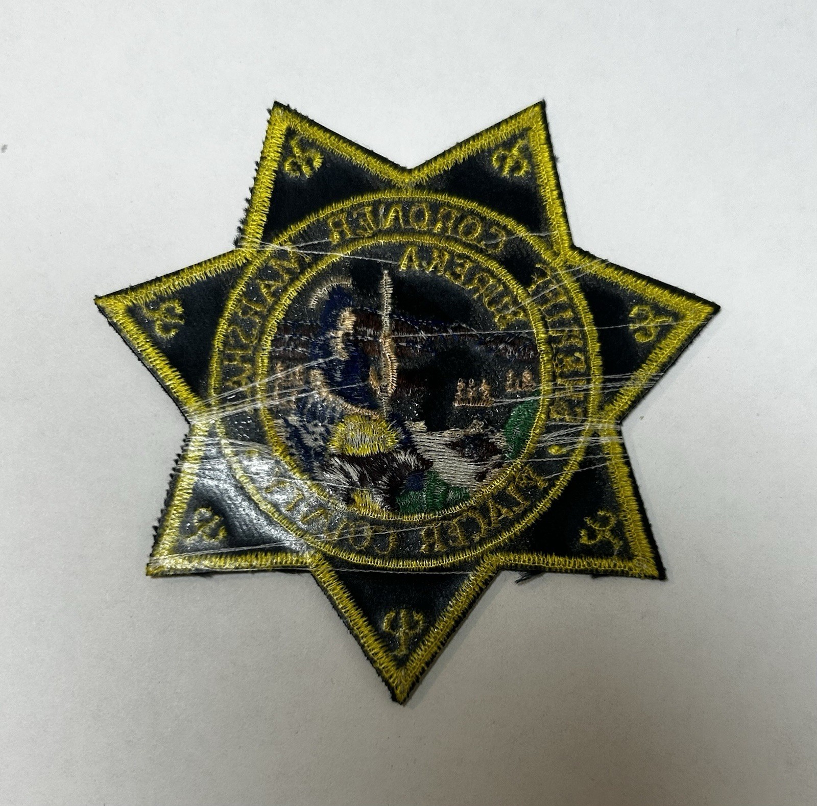 CALIFORNIA CA PLACER COUNTY SHERIFF CORONER MARSHAL DEPT PATCH #PDD27